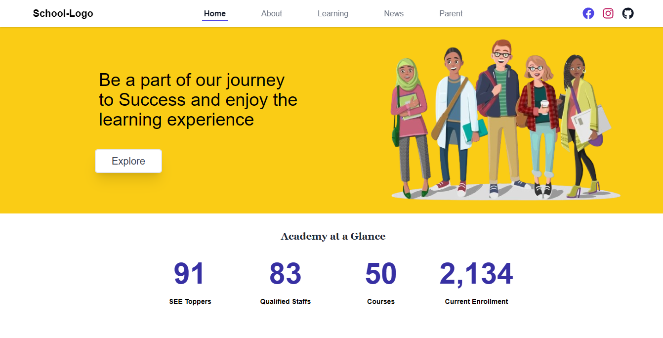School Website Template